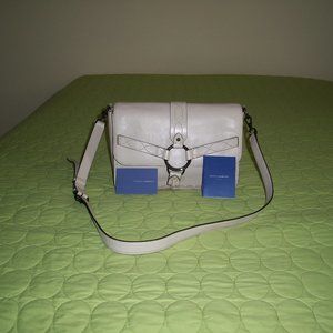 Rebecca Minkoff Light Grey Crossbody Leather Bag